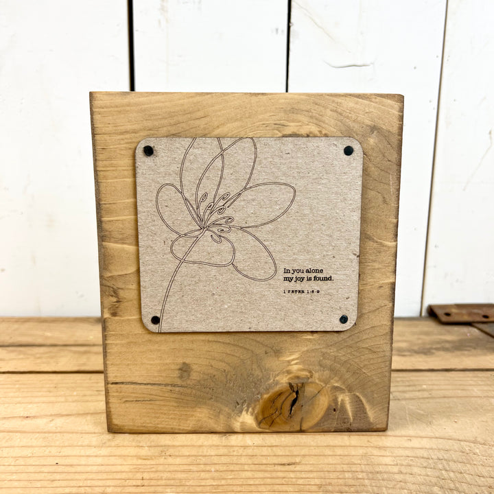 Artisan Inspirational Wood Blocks