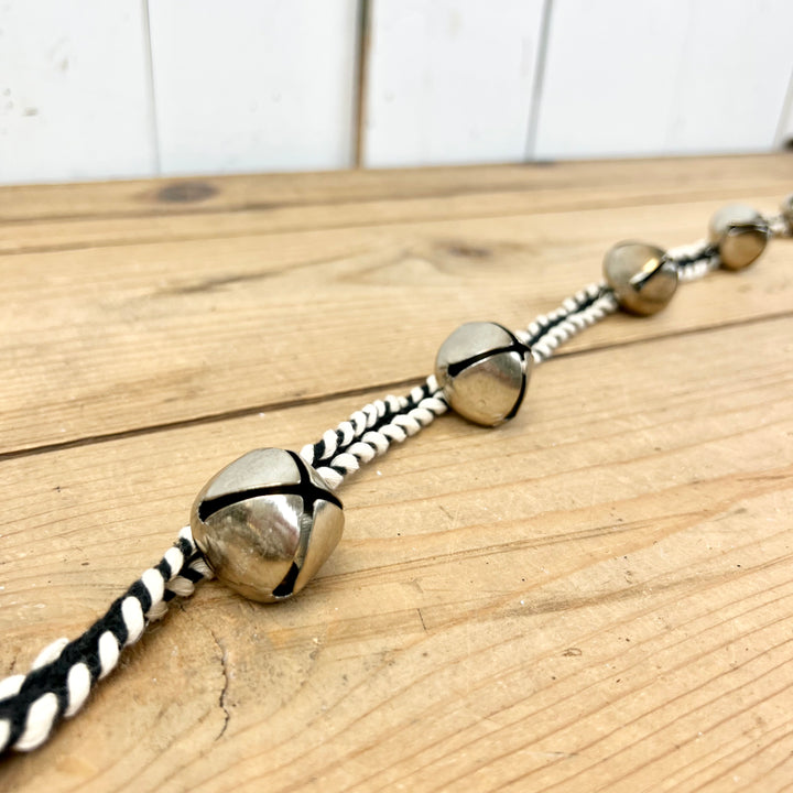Black and White Jingle Bell Garland