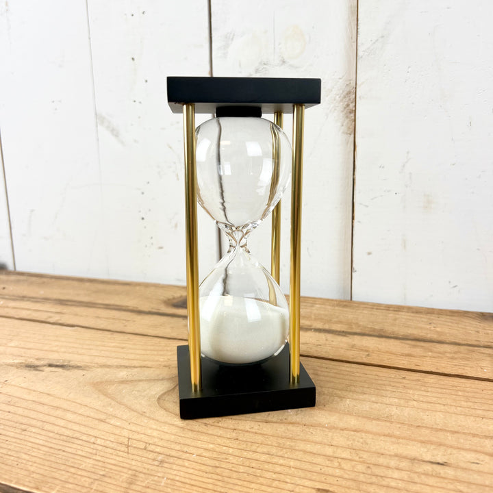 Black and Gold Sand Timer