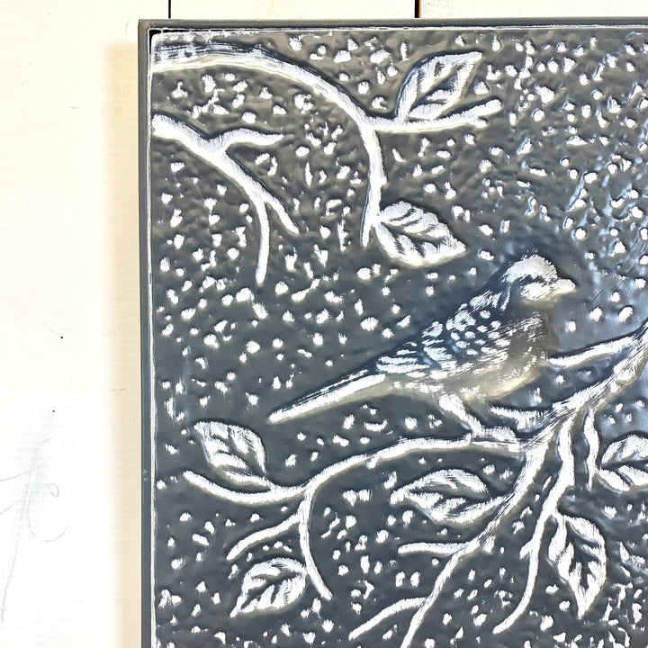 Embossed Bird Prints, Set of three