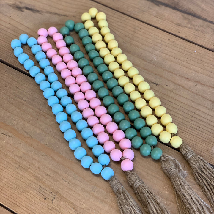 Beaded Loop with Tassel