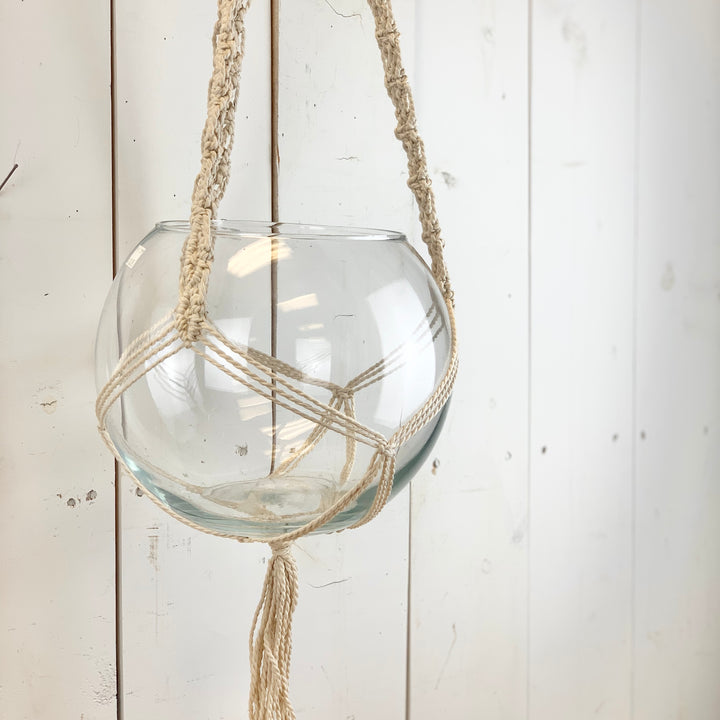 Ivory Macramé Hanger