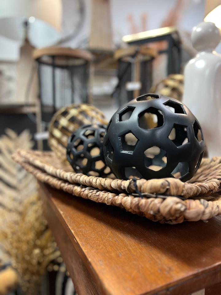 Decorative Black Spheres