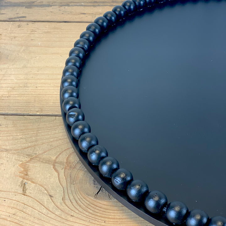 Black Beaded Trays