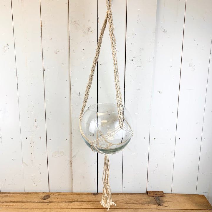 Ivory Macramé Hanger
