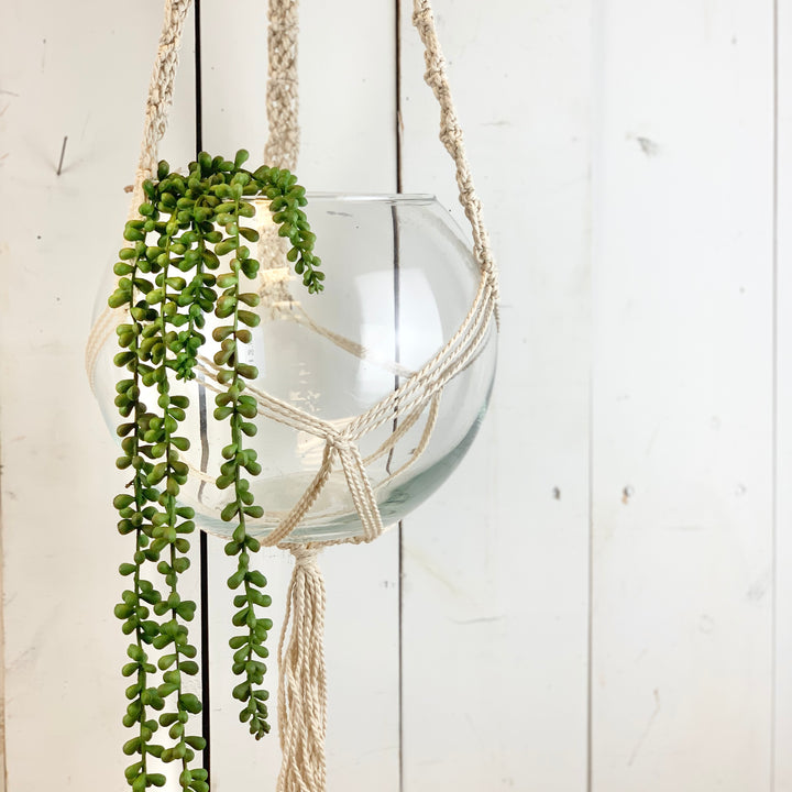 Ivory Macramé Hanger