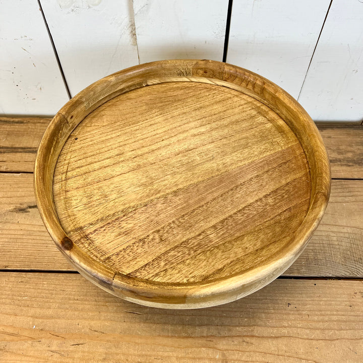 Wood and Metal Cake Stand - Large