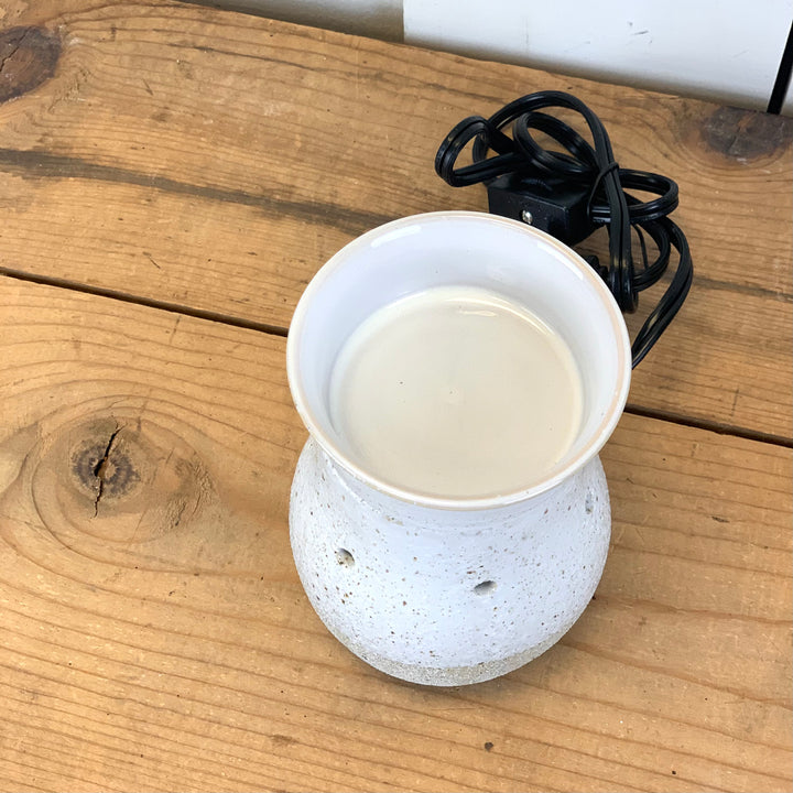 Rustic White Wax Warmer