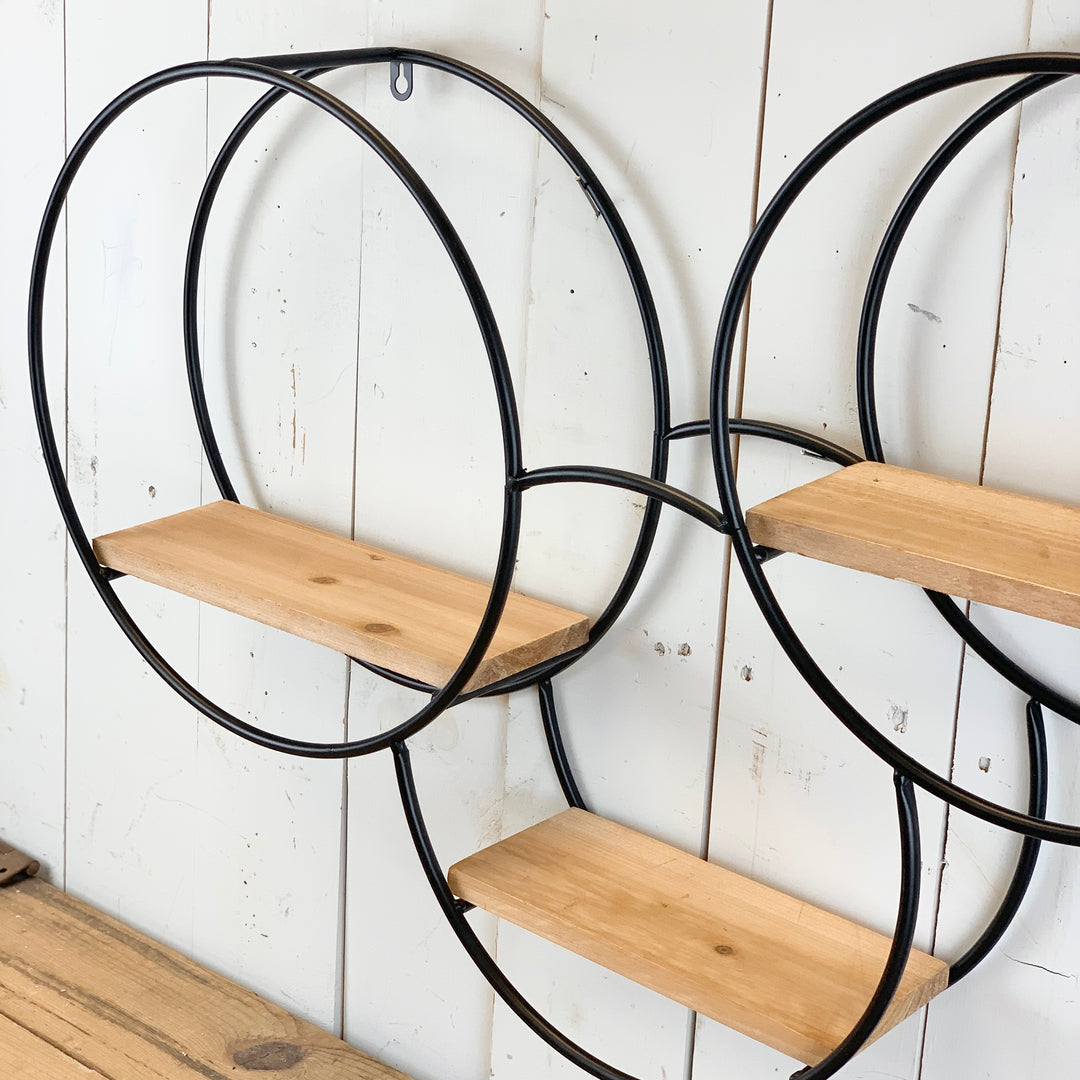 Three Circle Wall Shelf