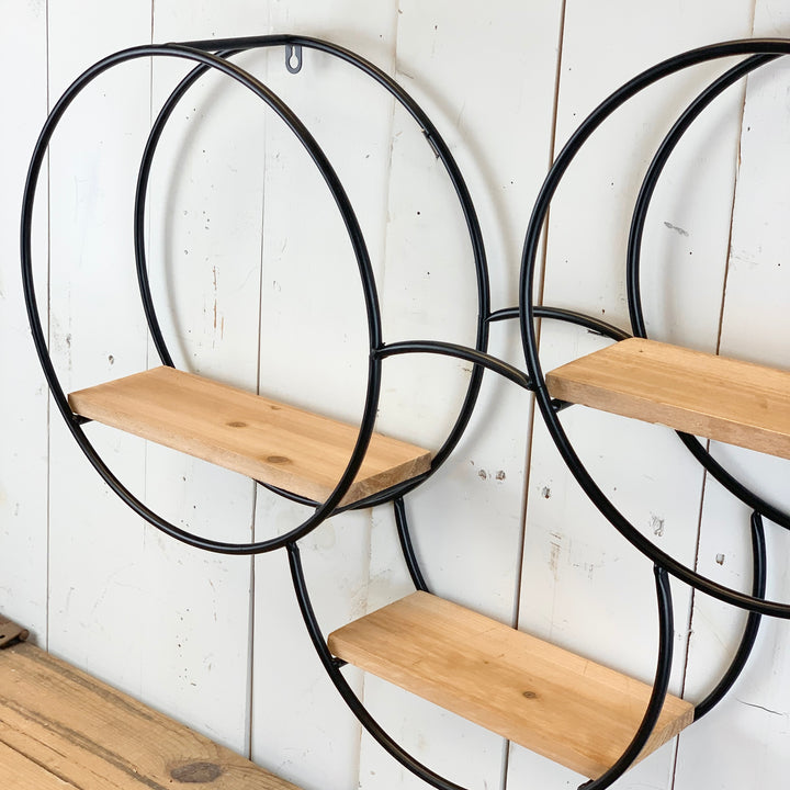 Three Circle Wall Shelf