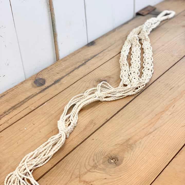 Ivory Macramé Hanger