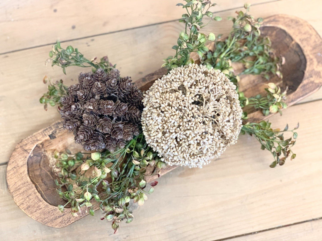 How to Use Vintage Dough Bowls in Home Decor