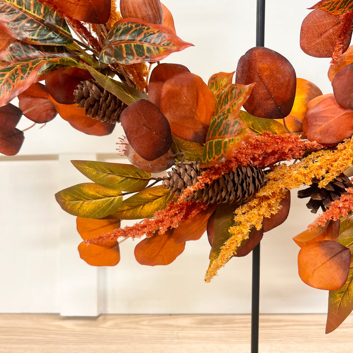 Mixed Fall Wreath