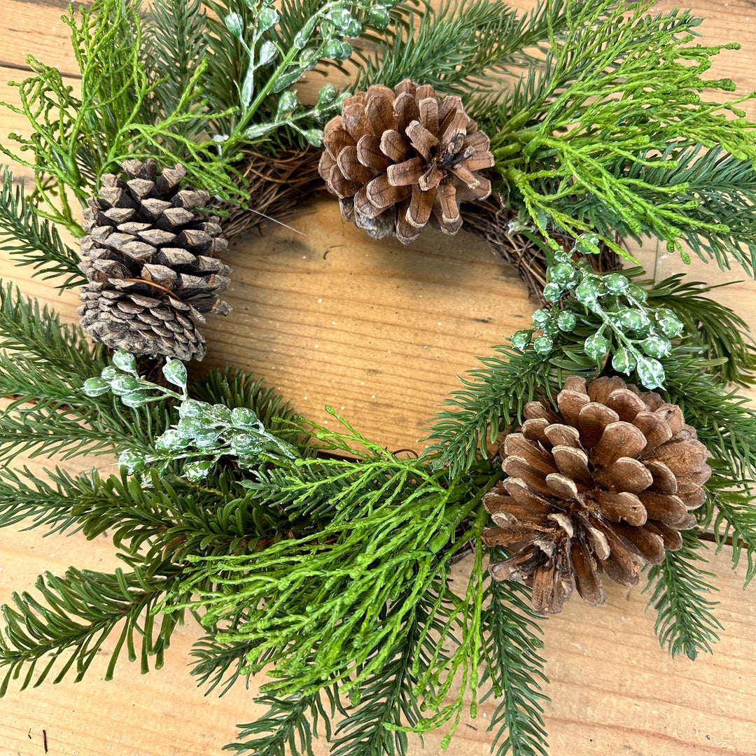 Mixed Pine with Pinecone Accent Collection