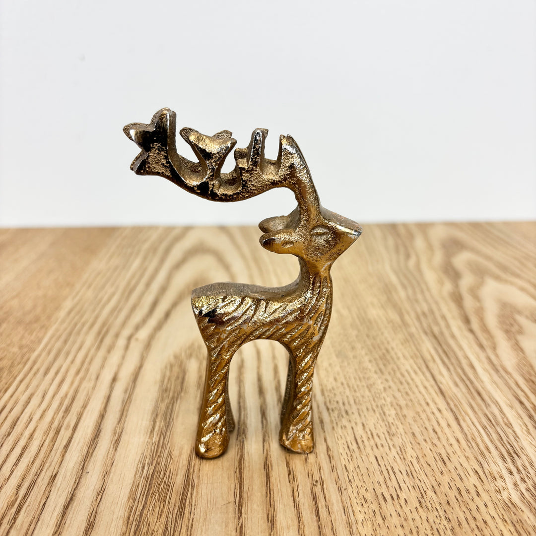 Gold Aluminum Deer - 2 Sizes