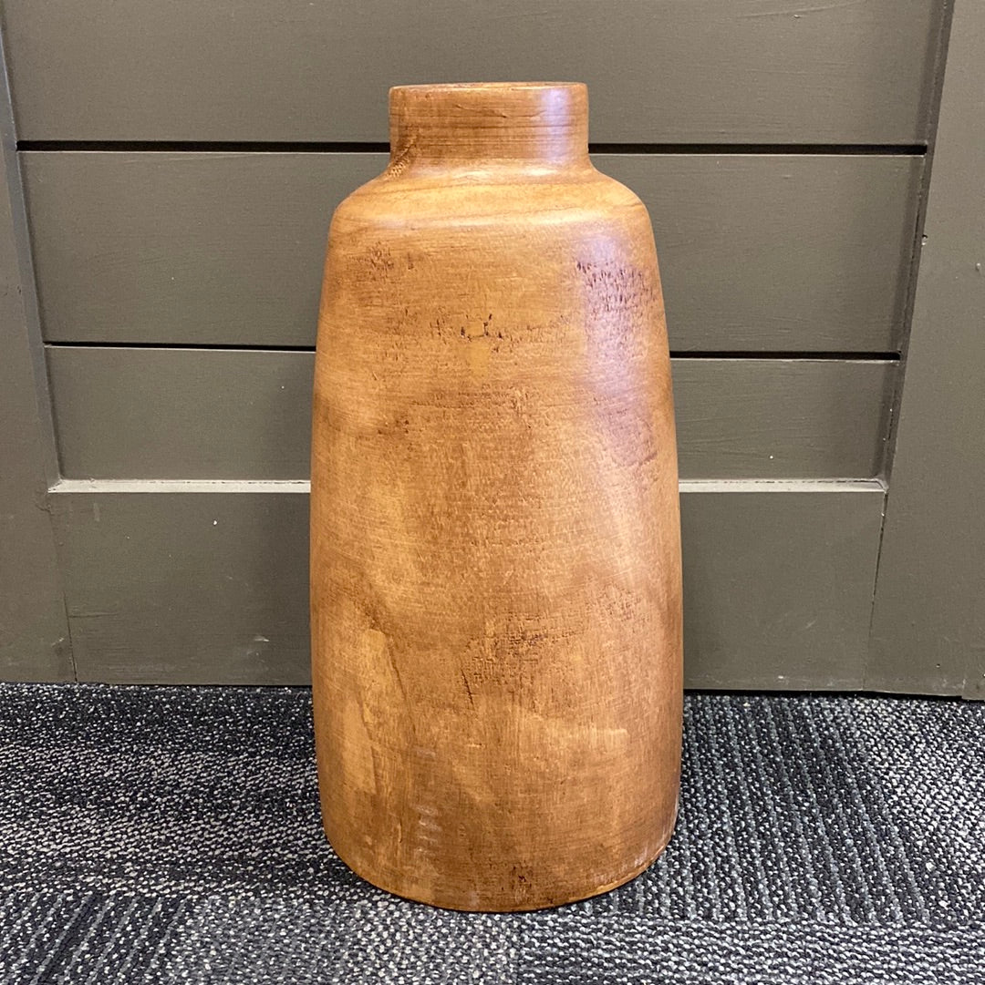 Wood Vase