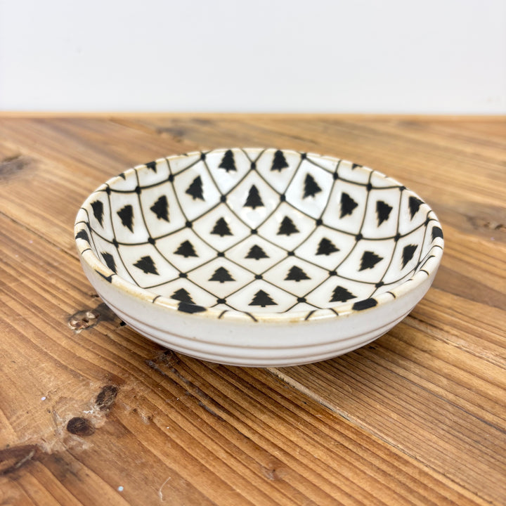 Tree Pattern Reactive Glaze Stoneware - 3 Styles