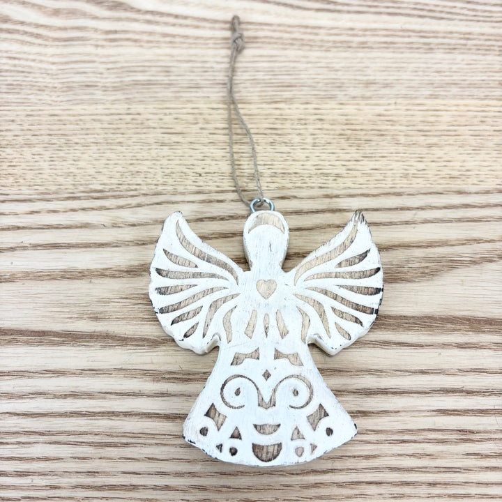Wood Angel Ornament