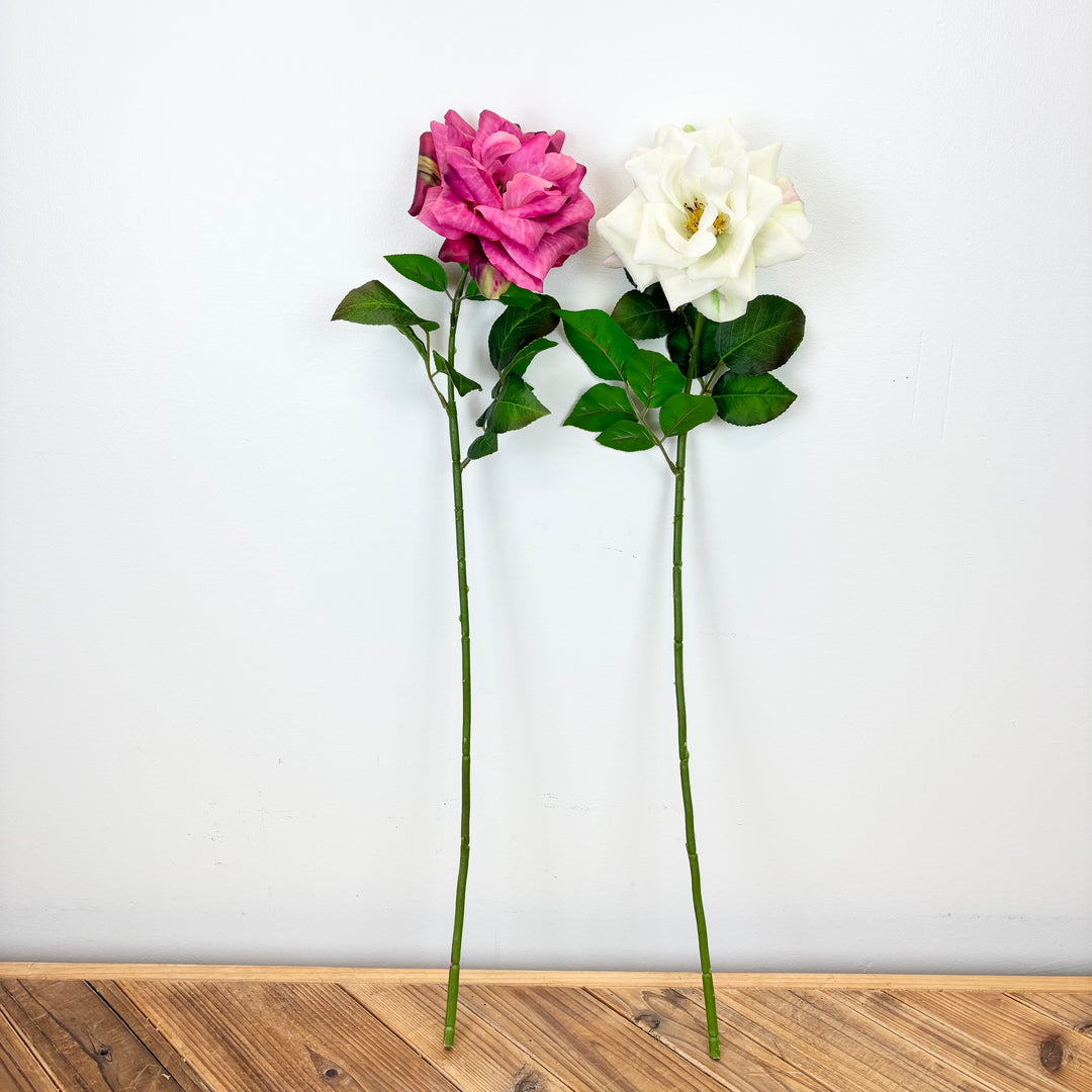 Real Feel Rose Stem - 2 Colors