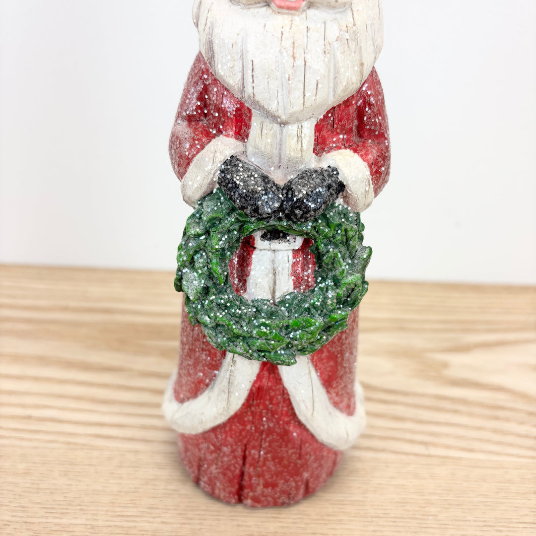 Set of 3 Resin Santas