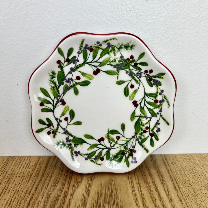 Winter Berries Trinket Dish, 3 styles