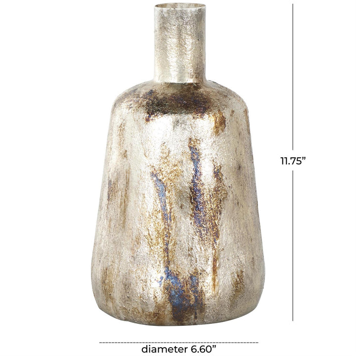 Bronze Foiled Metal Vase