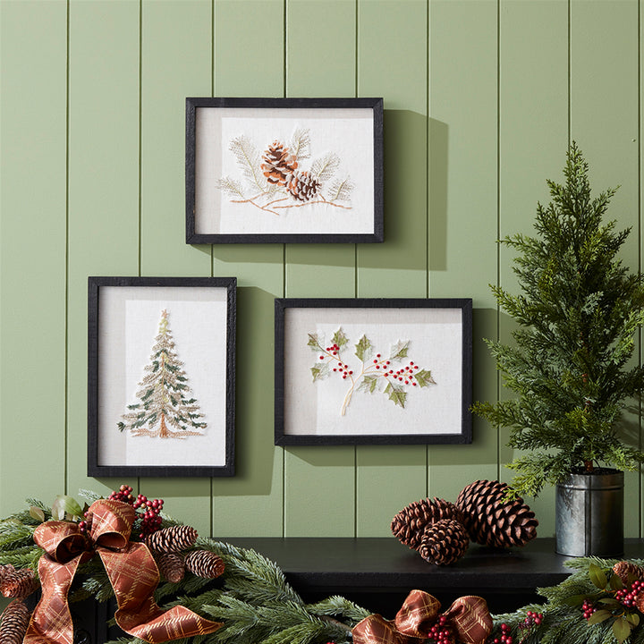 Pinecone, Tree, Holly Wall Art