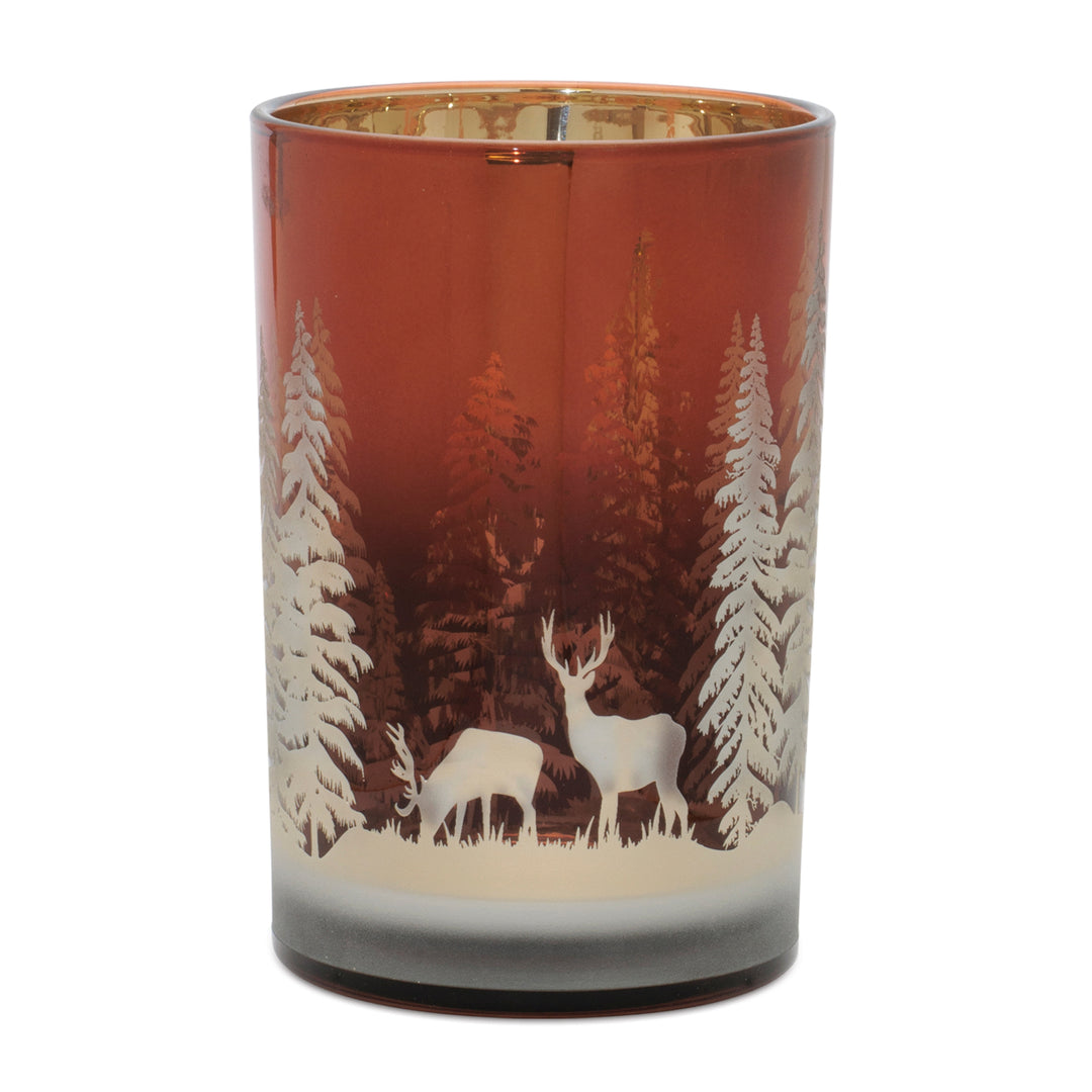 Winter Scene Candle Holder, 3 sizes