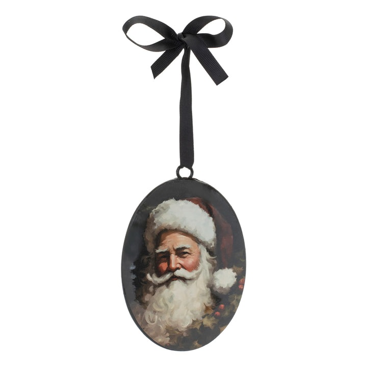 Santa Disc Ornament