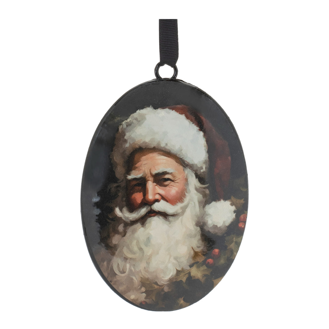 Santa Disc Ornament