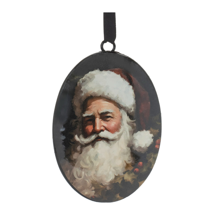 Santa Disc Ornament