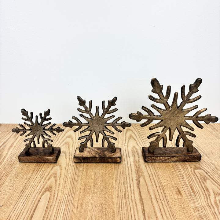 Cast Aluminum Snowflake - 3 Sizes