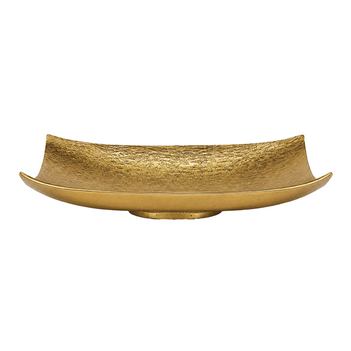 Gold Textured Wave Tray