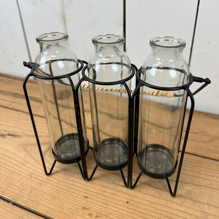 Black Test Tubes with Handle - Two Styles