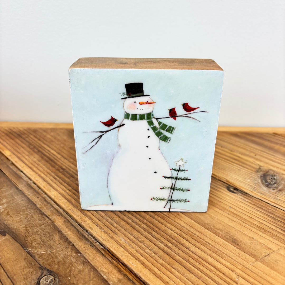 Santa & Snowman Art Blocks - 4 Styles