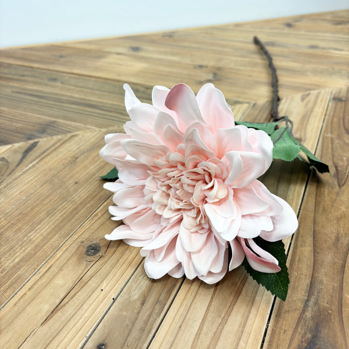 Real Touch Dahlia Stem - Light Pink