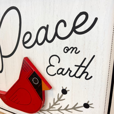 Love One Another/Peace on Earth Reversible Sign