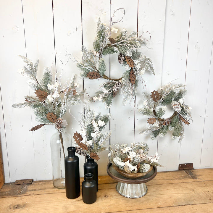 Laser-Cut Wood Winter Pine Collection