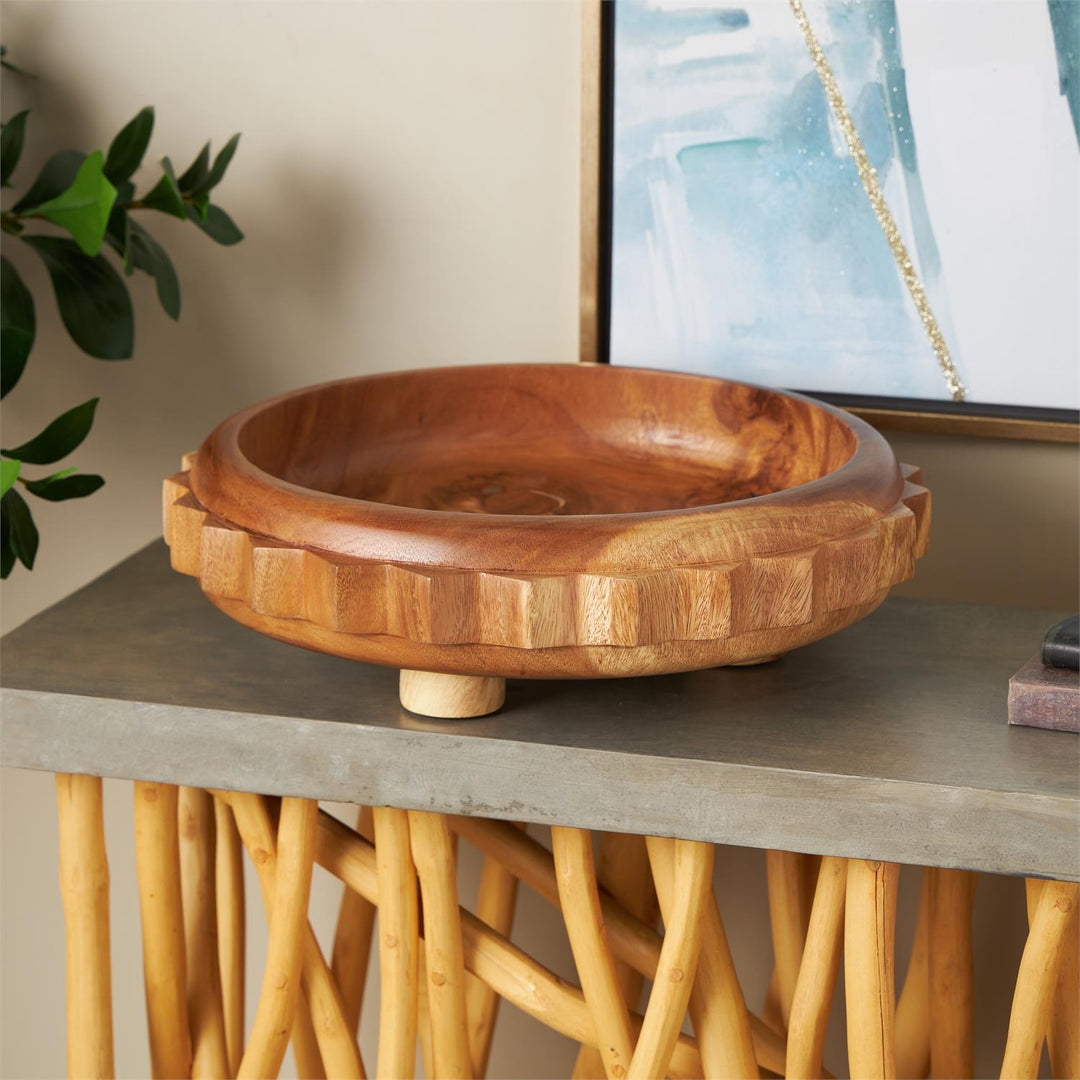 Teak Decorative Bowl