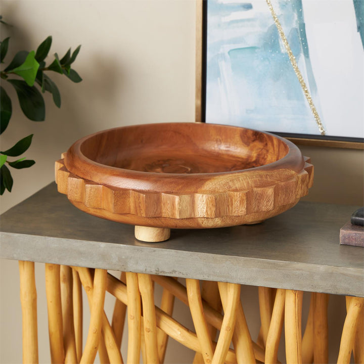 Teak Decorative Bowl