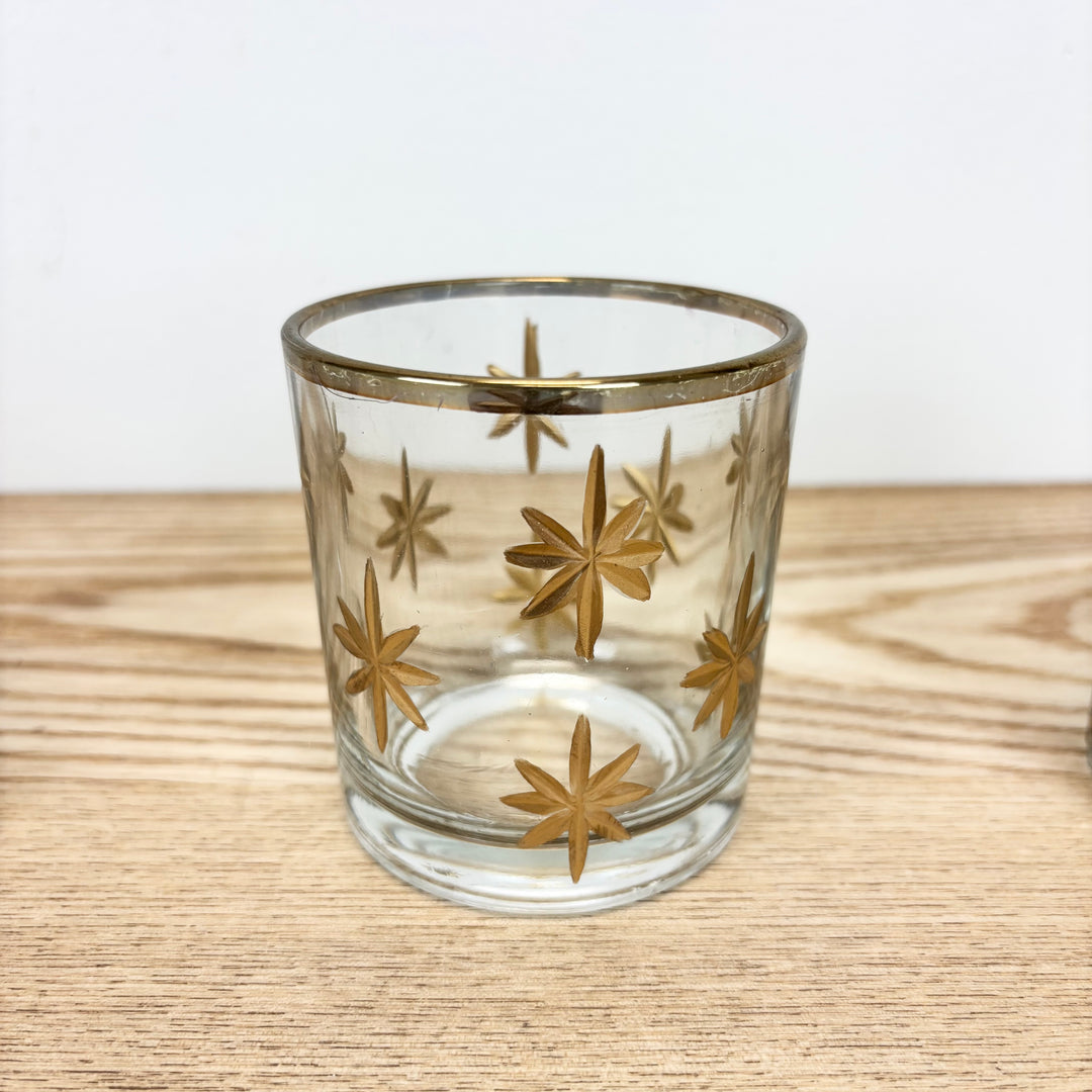 Hand-Painted Etched Glass Tealight/Votive Holder - 4 Styles