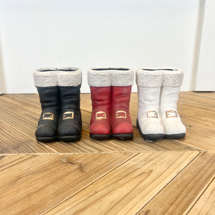 Mini Santa's Boots Vases