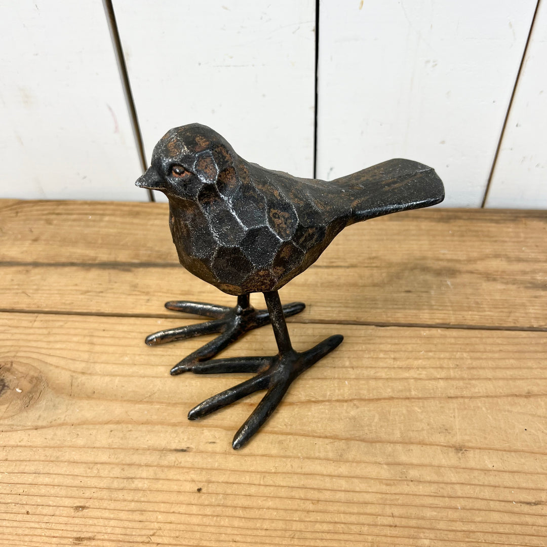 Large Cast Iron Birds, Two Colors Available