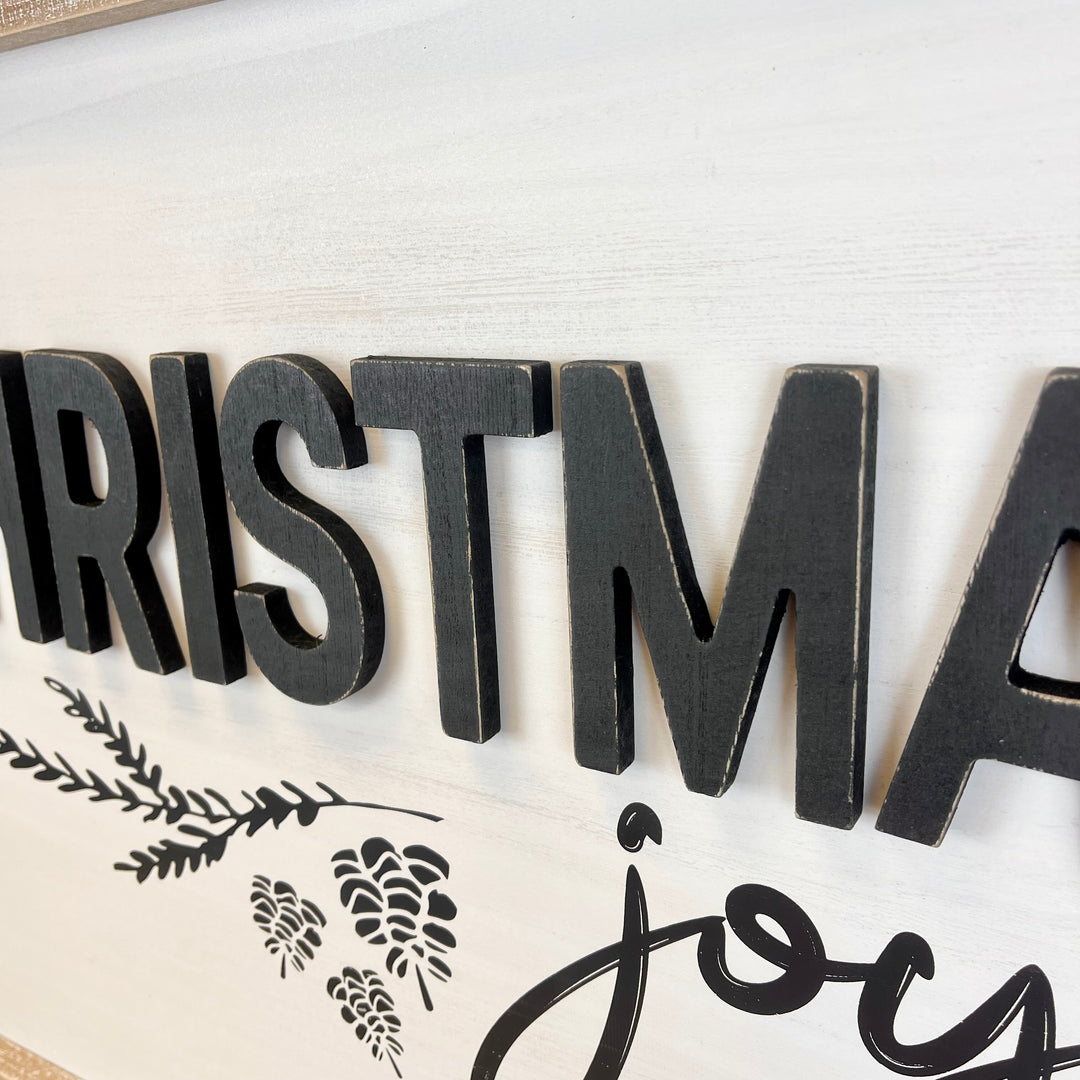 Family is Everything/Christmas Joy Reversible Sign