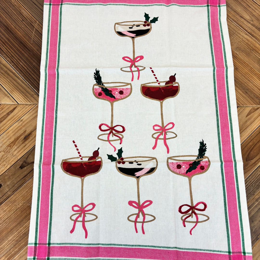 Cocktail Tower Dishtowel