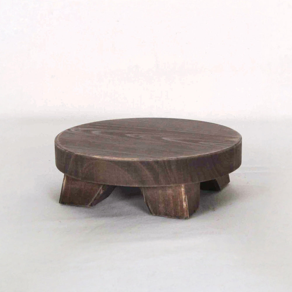 Round Wood Riser, 2 sizes, 4 colors