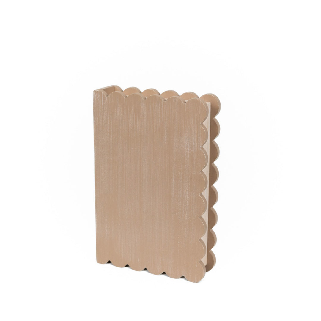 Wood Scallop Keepsake Box
