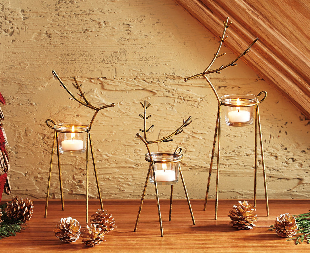 Reindeer Tealight Holder, 2 sizes