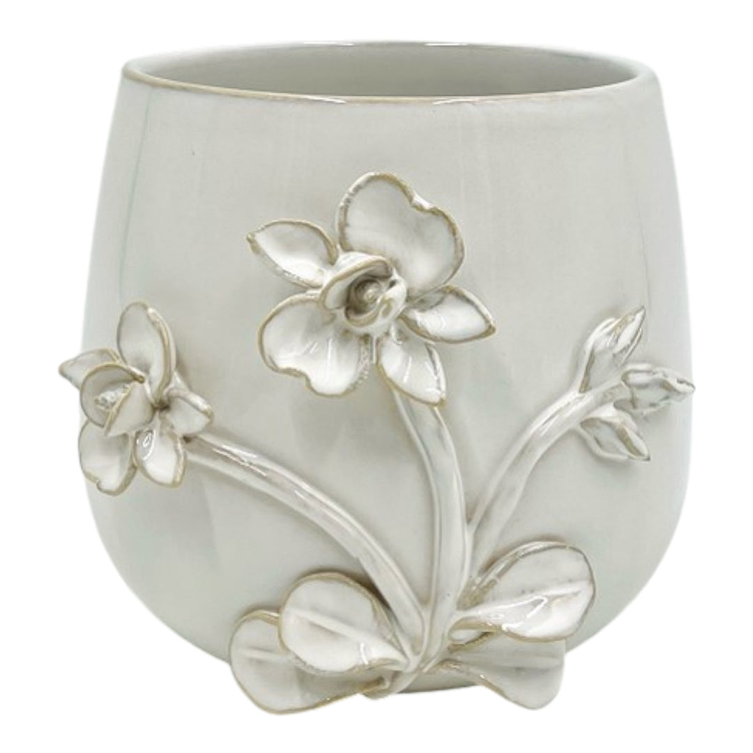 Flower Applique Planter