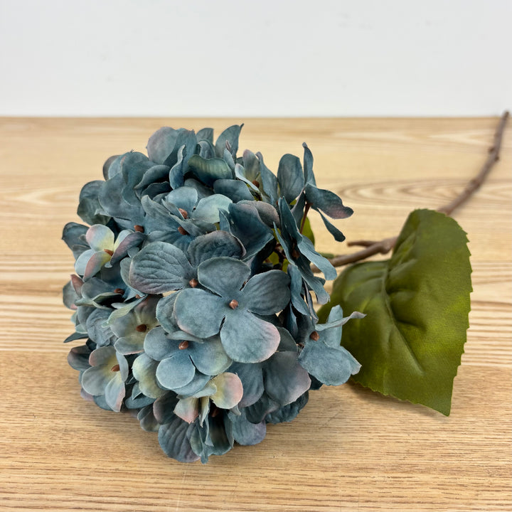 Blue Long Hydrangea Stem Slate